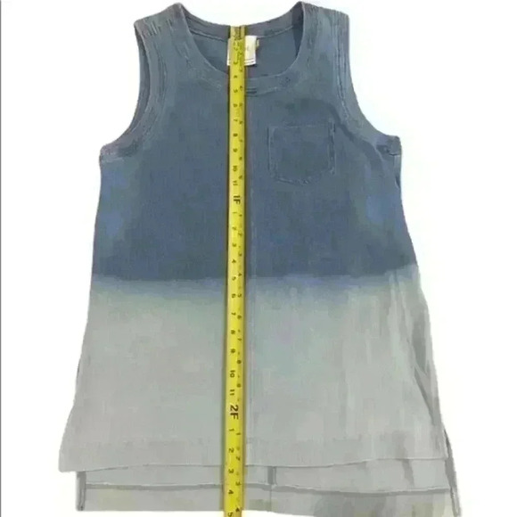 Lysse Jean Mineral Washed Sleeveless Tunic Top Size S - Picture 4 of 8